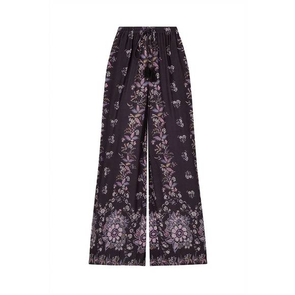 NEW SPELL rebel spirit wide leg pant in hyacinth - Picture 3 of 6